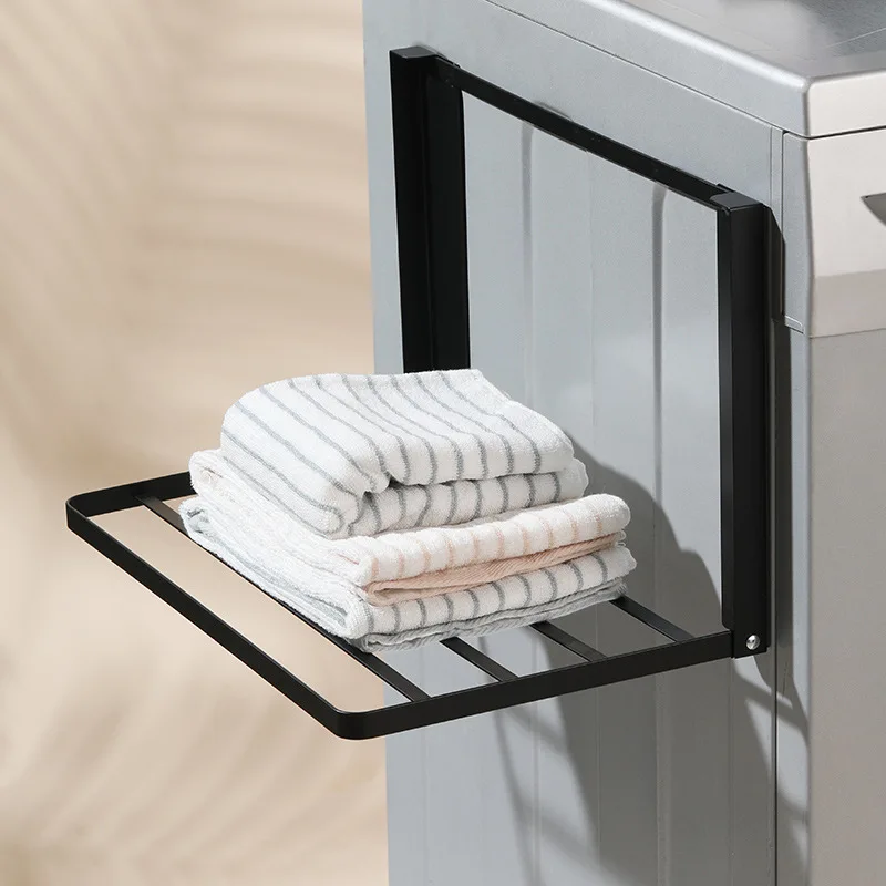 Magnetic Storage Rack Folding Clothes Towel Hangers Clothes Drying Rack Magnetic Folding Shelf For Laundry Room Bathroom Kitchen
Magnetic Storage Rack Folding Clothes Towel Hangers Clothes Drying Rack Magnetic Folding Shelf For Laundry Room Bathroom Kitchen