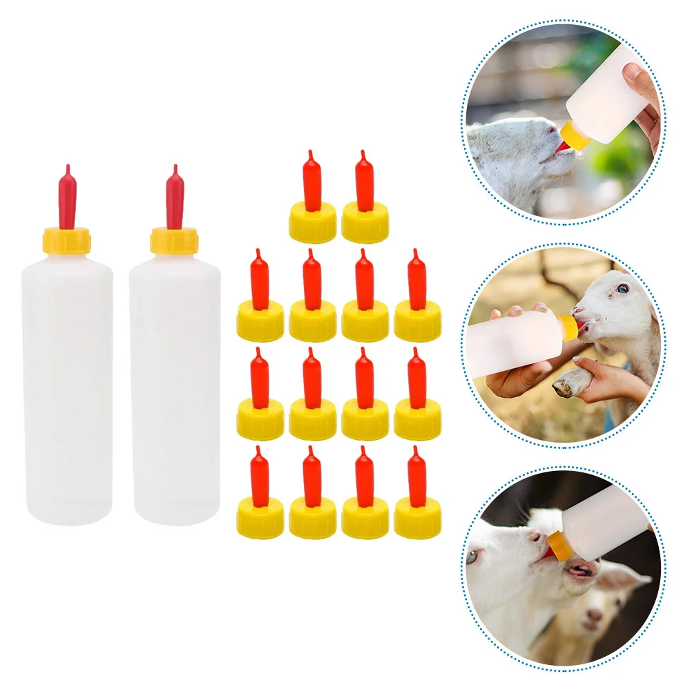 18pcs Goat Bottle Set Plastic Lamb Feeding Bottles Animal Calf Nursing Tools Vet Sheep Bottles for Young Livestock Farm Use
18pcs Goat Bottle Set Plastic Lamb Feeding Bottles Animal Calf Nursing Tools Vet Sheep Bottles for Young Livestock Farm Use