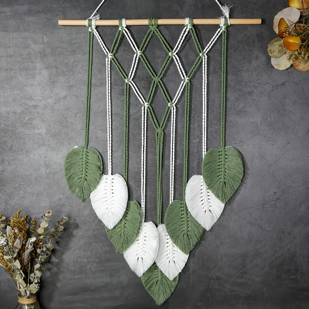 Tassel Leaf Bohemian Woven Tapestry Tassel Design Contrasting Color Dreamcatcher Tapestry Handmade Nordic Style
Tassel Leaf Bohemian Woven Tapestry Tassel Design Contrasting Color Dreamcatcher Tapestry Handmade Nordic Style