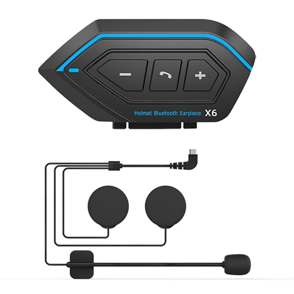 X6 Motorcycle Helmet Headset call Kit Stereo Anti-interference Waterproof Music Player Speaker Wireless Earphone
X6 Motorcycle Helmet Headset call Kit Stereo Anti-interference Waterproof Music Player Speaker Wireless Earphone