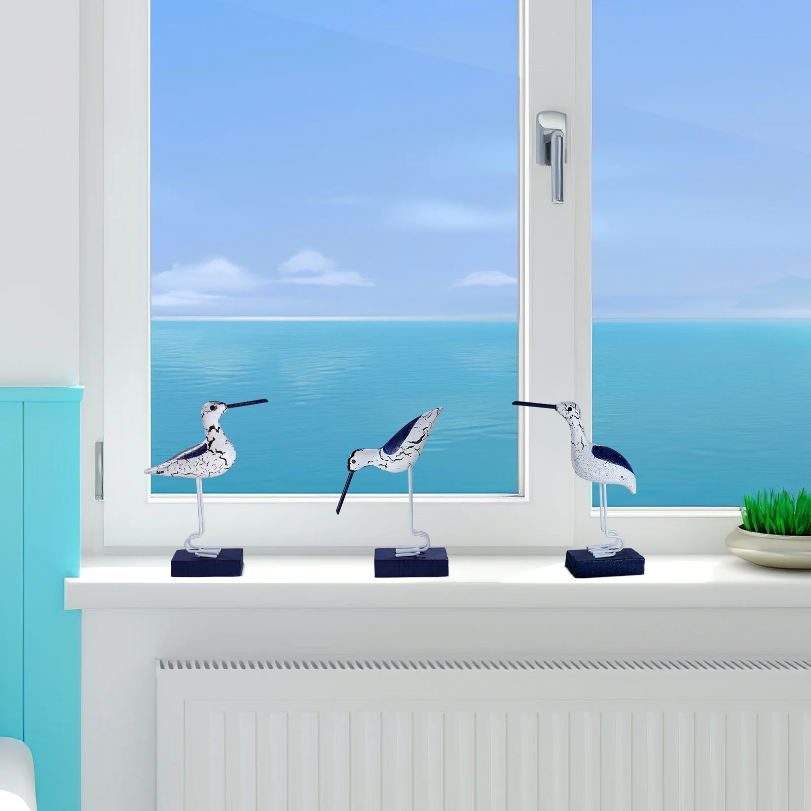 3pcs Seagull Statues Wooden Seabirds Figurine Nautical Sculpture Desktop Coastal Decoration Home Table Centerpiece
3pcs Seagull Statues Wooden Seabirds Figurine Nautical Sculpture Desktop Coastal Decoration Home Table Centerpiece