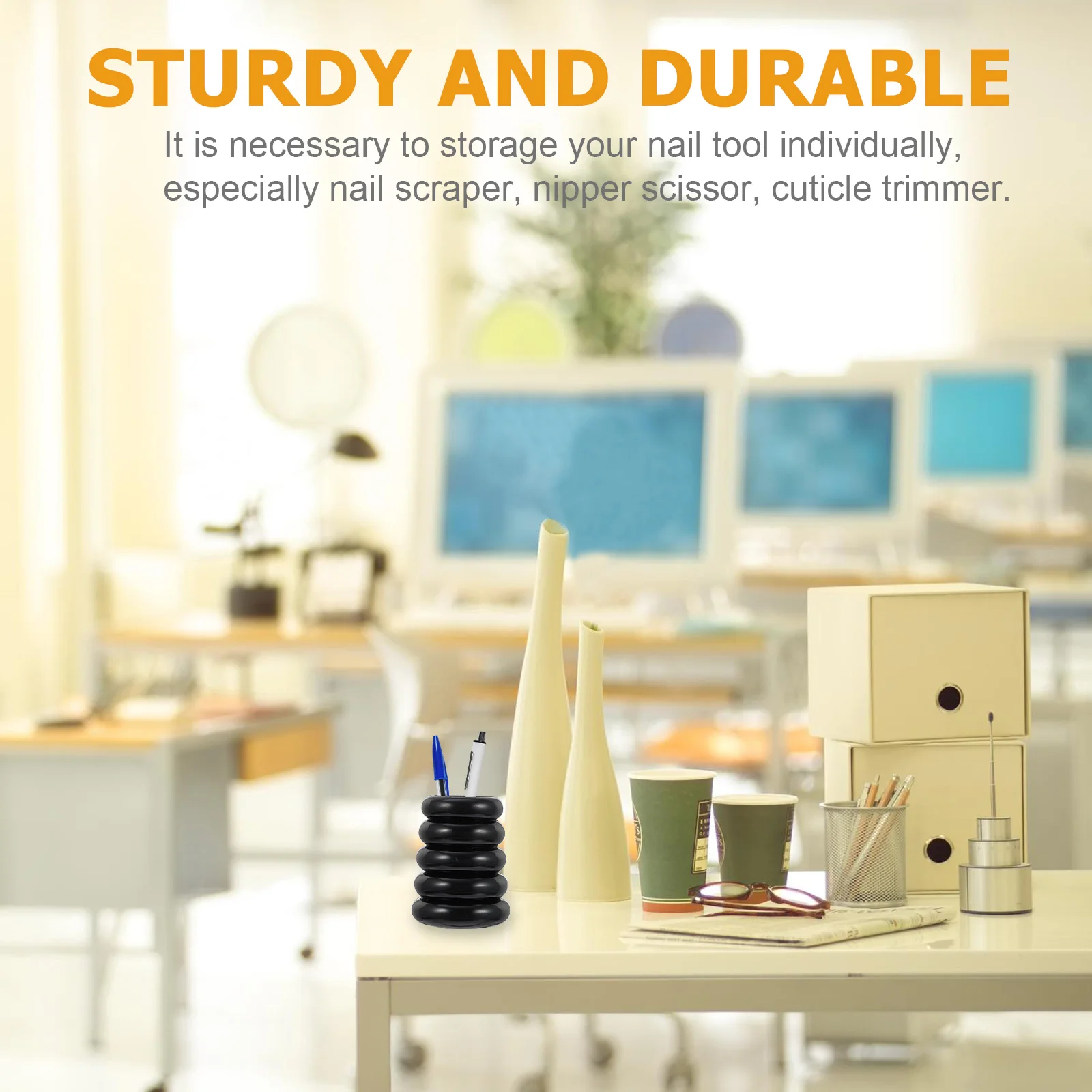 Nail Pen Holder Container Pedicure Brush Cup Cosmetics Makeup Organizer Desktop Storage Study Table Tidy Bedroom
Nail Pen Holder Container Pedicure Brush Cup Cosmetics Makeup Organizer Desktop Storage Study Table Tidy Bedroom