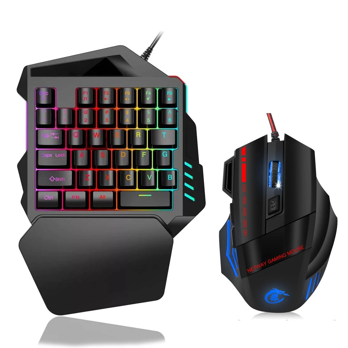 E-sports one-handed 35-key membrane keyboard, convenient left-hand operation, external gaming keypad
E-sports one-handed 35-key membrane keyboard, convenient left-hand operation, external gaming keypad