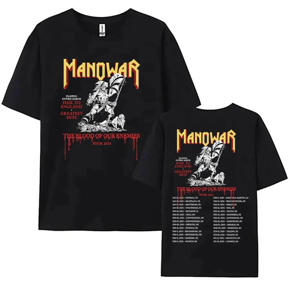 Manowar Hip Hop Band Print Tshirts The Blood Our Enemies Tour 2025 Tees Short Sleeve Women T-shirt Women Clothes Graphic Shirt
Manowar Hip Hop Band Print Tshirts The Blood Our Enemies Tour 2025 Tees Short Sleeve Women T-shirt Women Clothes Graphic Shirt