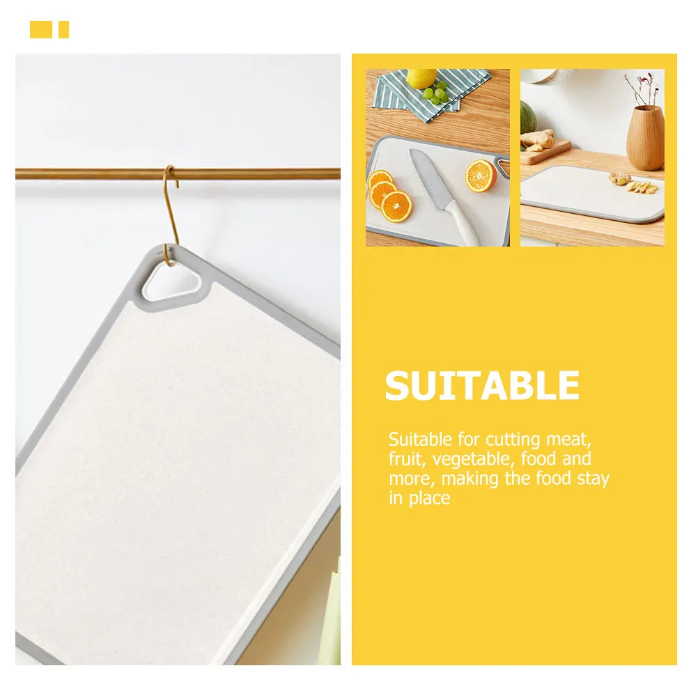 Non Cutting Board Kitchen Fruit Vegetable Portable Small Hanging Safe Unbreakable Double Side Practical Hole
Non Cutting Board Kitchen Fruit Vegetable Portable Small Hanging Safe Unbreakable Double Side Practical Hole
