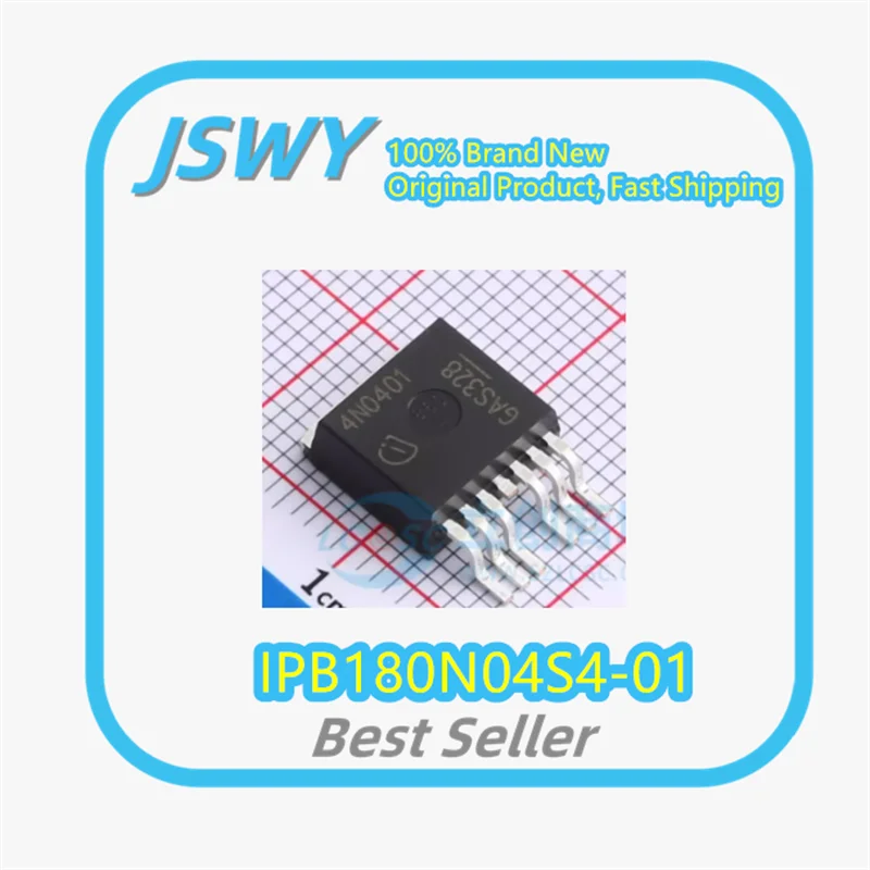 (10/50 pieces) IPB180N04S4-01 Silkscreened 4N0401 Package TO263-7 Low Internal Resistance High Power MOSFET Brand New Original
(10/50 pieces) IPB180N04S4-01 Silkscreened 4N0401 Package TO263-7 Low Internal Resistance High Power MOSFET Brand New Original