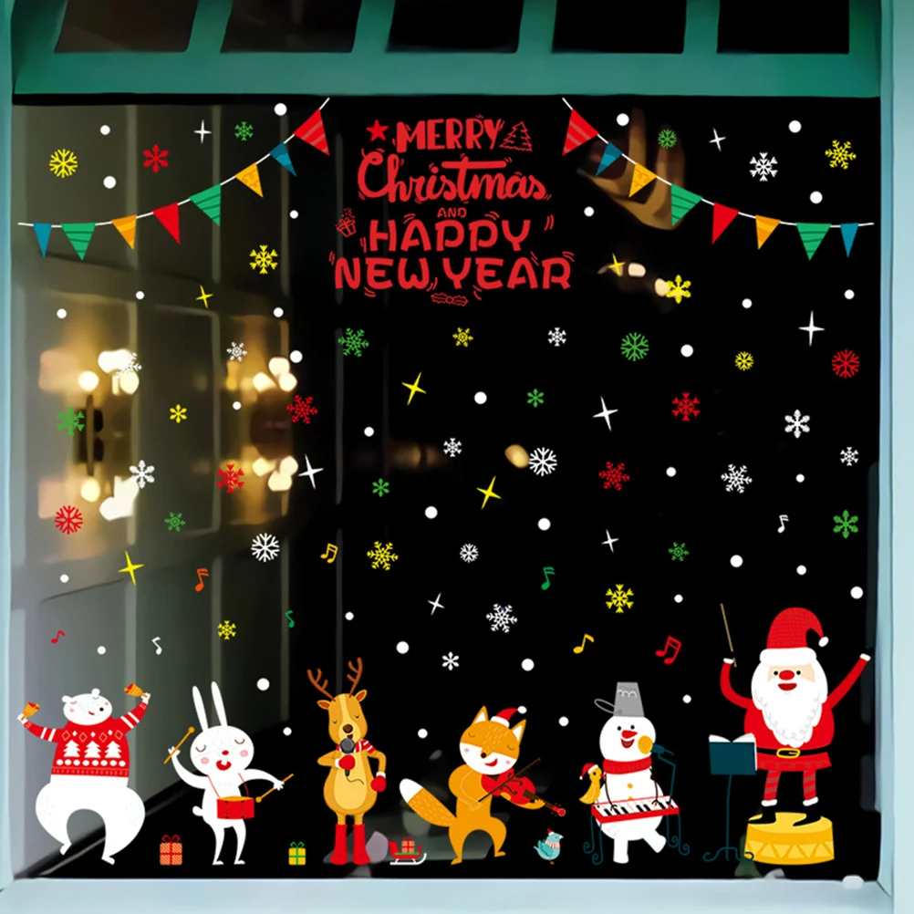 Decorations Sticker Christmas Window Decal Santa Removable Wall Decals Cartoon Holiday Cling
Decorations Sticker Christmas Window Decal Santa Removable Wall Decals Cartoon Holiday Cling