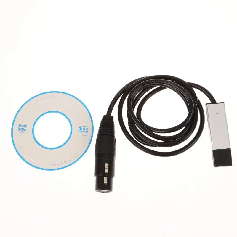 Кабель-адаптер интерфейса USB-DMX для сцены, дискотеки, кабель с подвижной головкой, преобразование сигнала контроллера компьютера, ПК
Кабель-адаптер интерфейса USB-DMX для сцены, дискотеки, кабель с подвижной головкой, преобразование сигнала контроллера компьютера, ПК