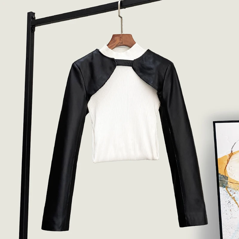 2025 Spring New High Quality Genuine Real Leather Coat Women's Fashionable Sheepskin Short All-Matching Top
2025 Spring New High Quality Genuine Real Leather Coat Women's Fashionable Sheepskin Short All-Matching Top