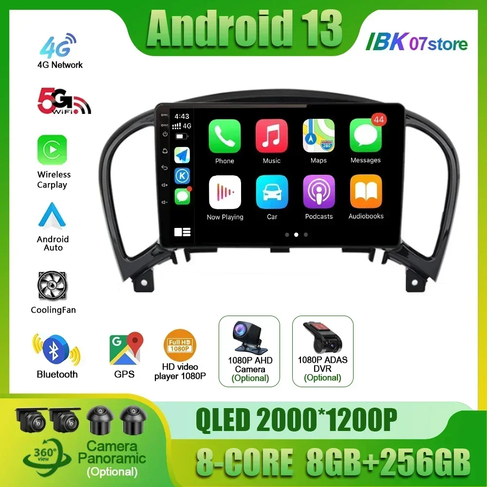 For Nissan Juke YF15 2010-2014 Car Radio Multimedia Stereo Player Navigation 4G GPS Android Phone Wireless Carplay Screen
For Nissan Juke YF15 2010-2014 Car Radio Multimedia Stereo Player Navigation 4G GPS Android Phone Wireless Carplay Screen