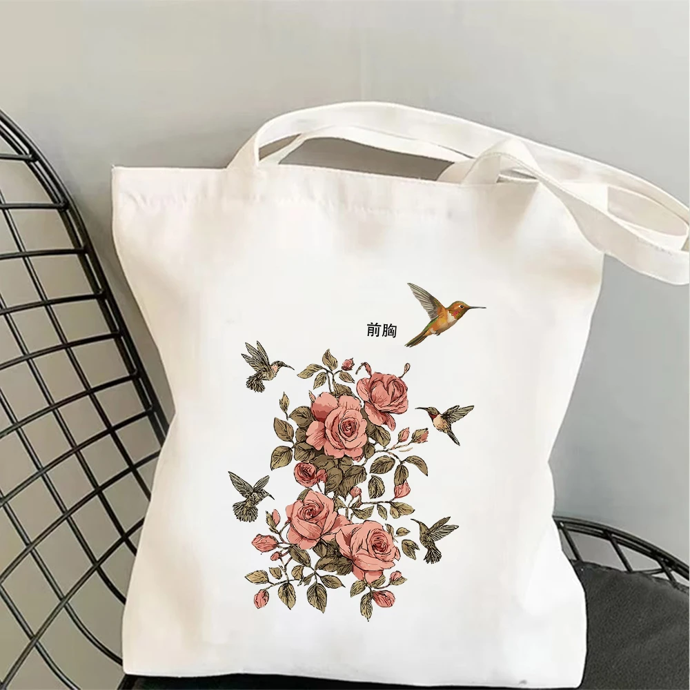 Vintage Roses And Hummingbirds Canvas Tote Bag Botanical Shoulder Bag
Vintage Roses And Hummingbirds Canvas Tote Bag Botanical Shoulder Bag