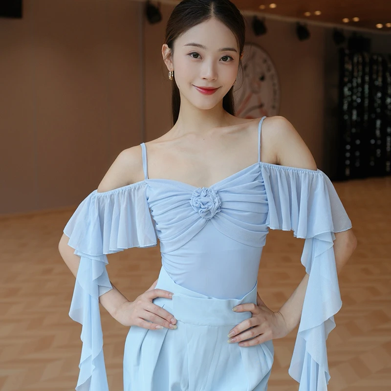 2025 Одежда для современных танцев для женщин, сексуальные топы с открытыми плечами, чача, румба, танго, одежда для латинских танцев для взрослых, женская одежда DQS20404
2025 Одежда для современных танцев для женщин, сексуальные топы с открытыми плечами, чача, румба, танго, одежда для латинских танцев для взрослых, женская одежда DQS20404