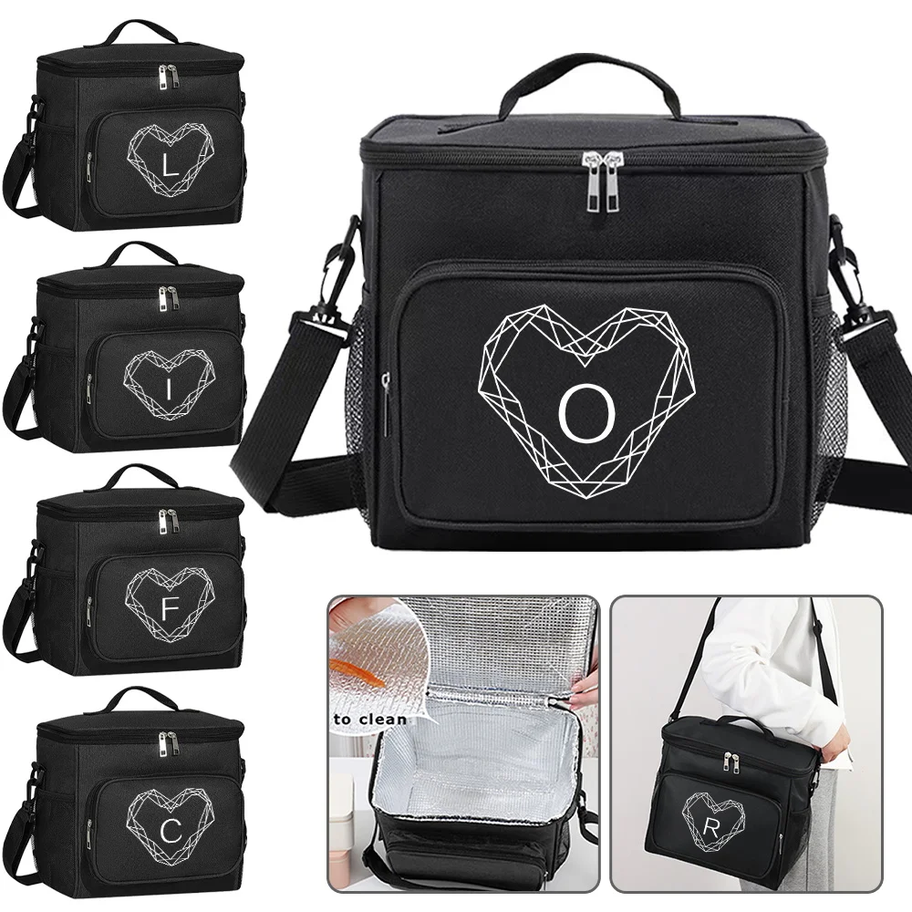 Lunch Bag Thermal Organizer Handbag Cooler Shoulder Storage Bags Camping Waterproof Boxes for Student Lunchbag Diamond Pattern
Lunch Bag Thermal Organizer Handbag Cooler Shoulder Storage Bags Camping Waterproof Boxes for Student Lunchbag Diamond Pattern