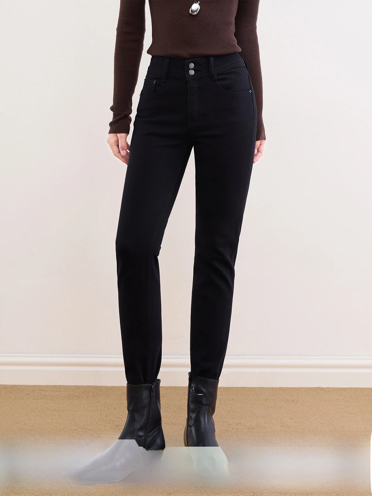 High Waist Bla Denim Pants Women's Four-way Stretch Pencil Pants Slimming Leggings Comfortable Cotton Commute Sle Jeans
High Waist Bla Denim Pants Women's Four-way Stretch Pencil Pants Slimming Leggings Comfortable Cotton Commute Sle Jeans