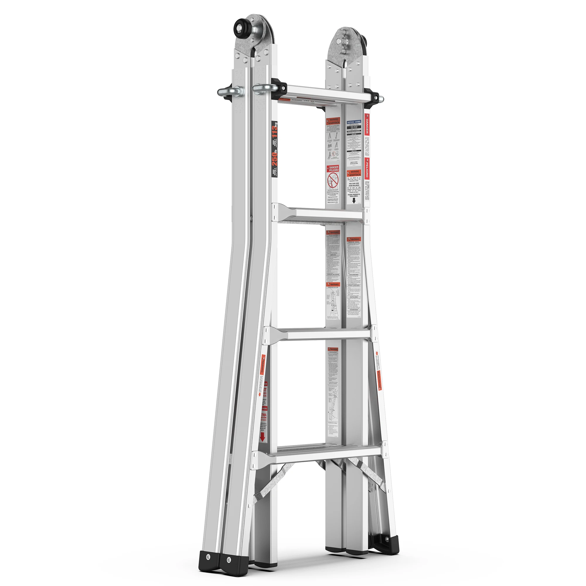 US Stock Multipurpose Ladder Aluminum for Sale Double a Frame Ladders Structure Telescopic Ladder 250LBS
US Stock Multipurpose Ladder Aluminum for Sale Double a Frame Ladders Structure Telescopic Ladder 250LBS