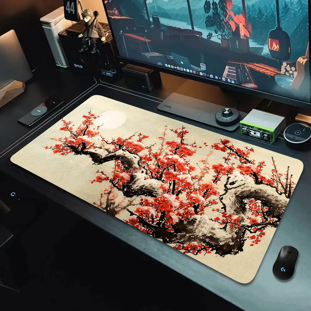 Red Plum Blossom Chinese Style Mouse Pad Large Computer Offices Game Mat Rubber Anti-slip Gaming Accessories Keyboard Desk Pads
Red Plum Blossom Chinese Style Mouse Pad Large Computer Offices Game Mat Rubber Anti-slip Gaming Accessories Keyboard Desk Pads