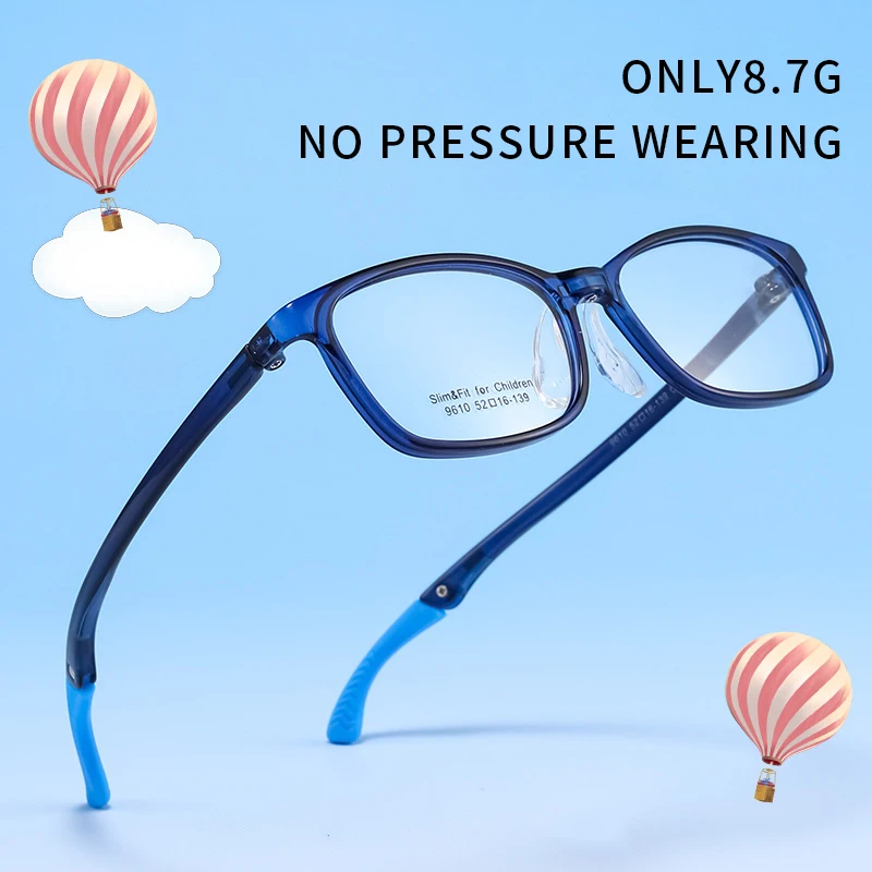 ENTITY Ultralight Anti Blue Light kids frames optical TR90 Square Prescription HD Lenses For Boys and Girls Customized 9610ET
ENTITY Ultralight Anti Blue Light kids frames optical TR90 Square Prescription HD Lenses For Boys and Girls Customized 9610ET