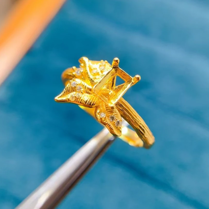 Sterling Silver 925 Silver Semi Mount Gemstone Ring Setting 4mm*6mm Rectangle Gemstone Silver Jewelry DIY Supplier
Sterling Silver 925 Silver Semi Mount Gemstone Ring Setting 4mm*6mm Rectangle Gemstone Silver Jewelry DIY Supplier