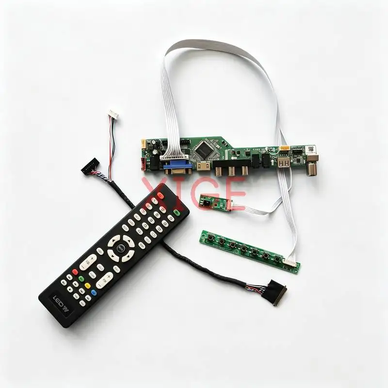 Drive Board Fit LTN156AT29 LTN156AT32 LTN156AT35 LTN156AT30 USB+AV+VGA+HDMI Laptop Display LVDS-40 Pin 1366x768 1366*768 Kit DIY
Drive Board Fit LTN156AT29 LTN156AT32 LTN156AT35 LTN156AT30 USB+AV+VGA+HDMI Laptop Display LVDS-40 Pin 1366x768 1366*768 Kit DIY