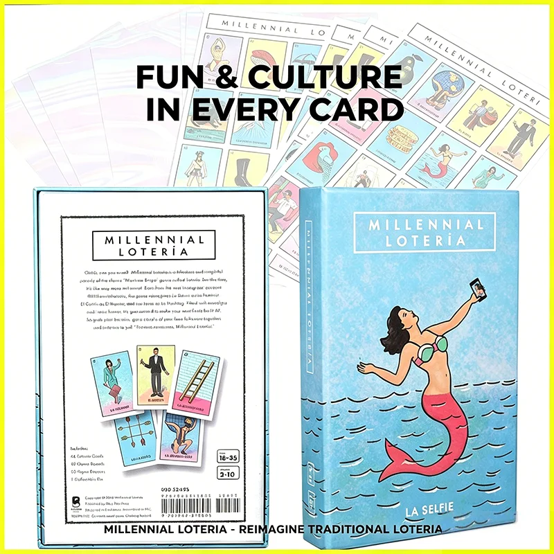 Millennial Loteria Card Game: A Modern Twist on the Classic Mexican Bingo Game
Millennial Loteria Card Game: A Modern Twist on the Classic Mexican Bingo Game