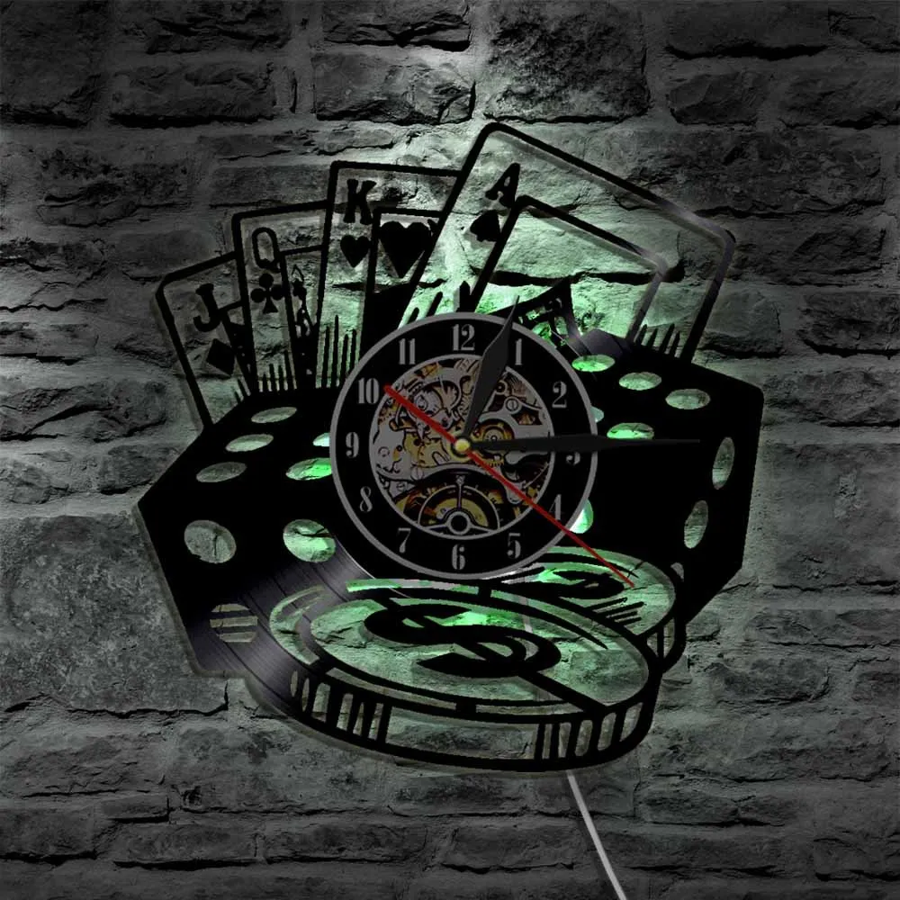 Vinyl Wall Clock Vinyl Record Playing Cards Wall Clock Clock Home Creative Decoration
Vinyl Wall Clock Vinyl Record Playing Cards Wall Clock Clock Home Creative Decoration