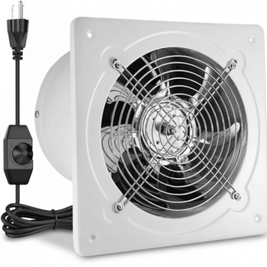 8" Kitchen Exhaust Fan with Variable Speed Controller, 686CFM Wall Mount Ventilation Fans, Metal Attic Exhaust Fan, Small Fume
8" Kitchen Exhaust Fan with Variable Speed Controller, 686CFM Wall Mount Ventilation Fans, Metal Attic Exhaust Fan, Small Fume