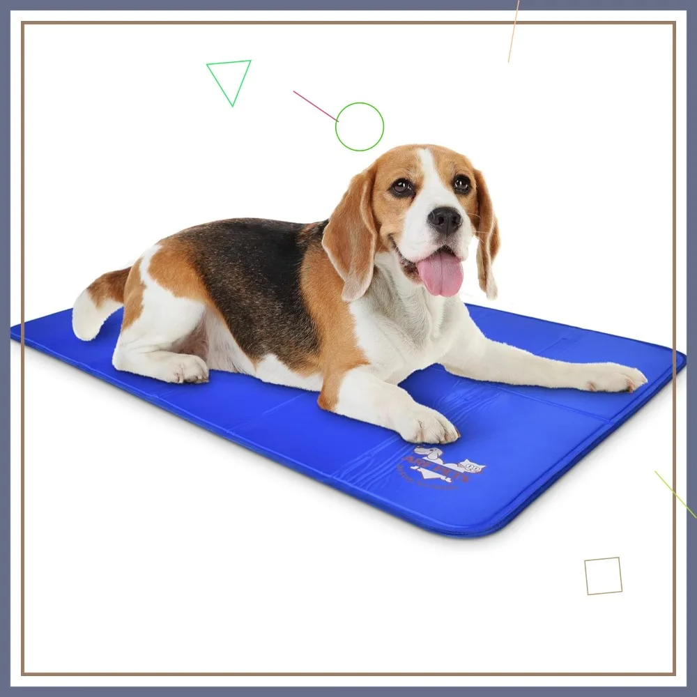 Self-Cooling Dog Mat 27x43, No Electricity Needed, Non-Toxic Gel Pad for Kennels & Crates
Self-Cooling Dog Mat 27x43, No Electricity Needed, Non-Toxic Gel Pad for Kennels & Crates