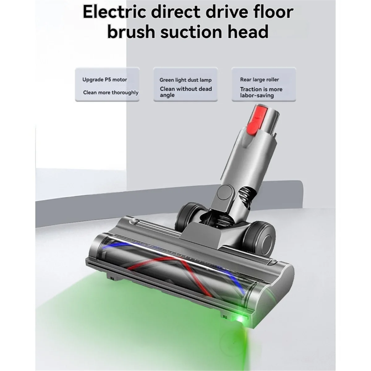 LDHL Vacuum Attachment for Dyson V10 Slim V12 Slim Floor Soft Roller Brush Head with LED Dust Lights for Hardwood Floor
LDHL Vacuum Attachment for Dyson V10 Slim V12 Slim Floor Soft Roller Brush Head with LED Dust Lights for Hardwood Floor