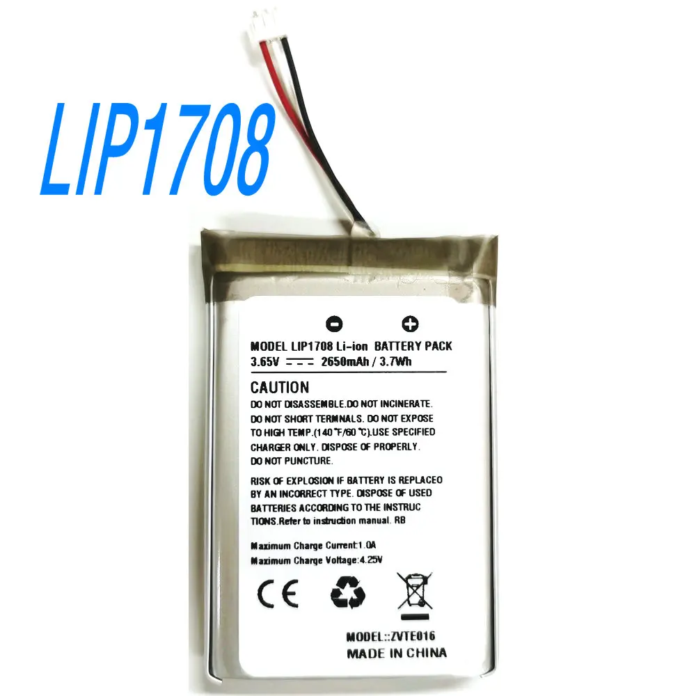 Литий-ионный аккумулятор LIP1708 3,65 В, 2650 мАч для контроллера Sony PS5, Playstation 5, игровой контроллер DualSense CFI-ZCT1W CFI-ZCT1J
Литий-ионный аккумулятор LIP1708 3,65 В, 2650 мАч для контроллера Sony PS5, Playstation 5, игровой контроллер DualSense CFI-ZCT1W CFI-ZCT1J