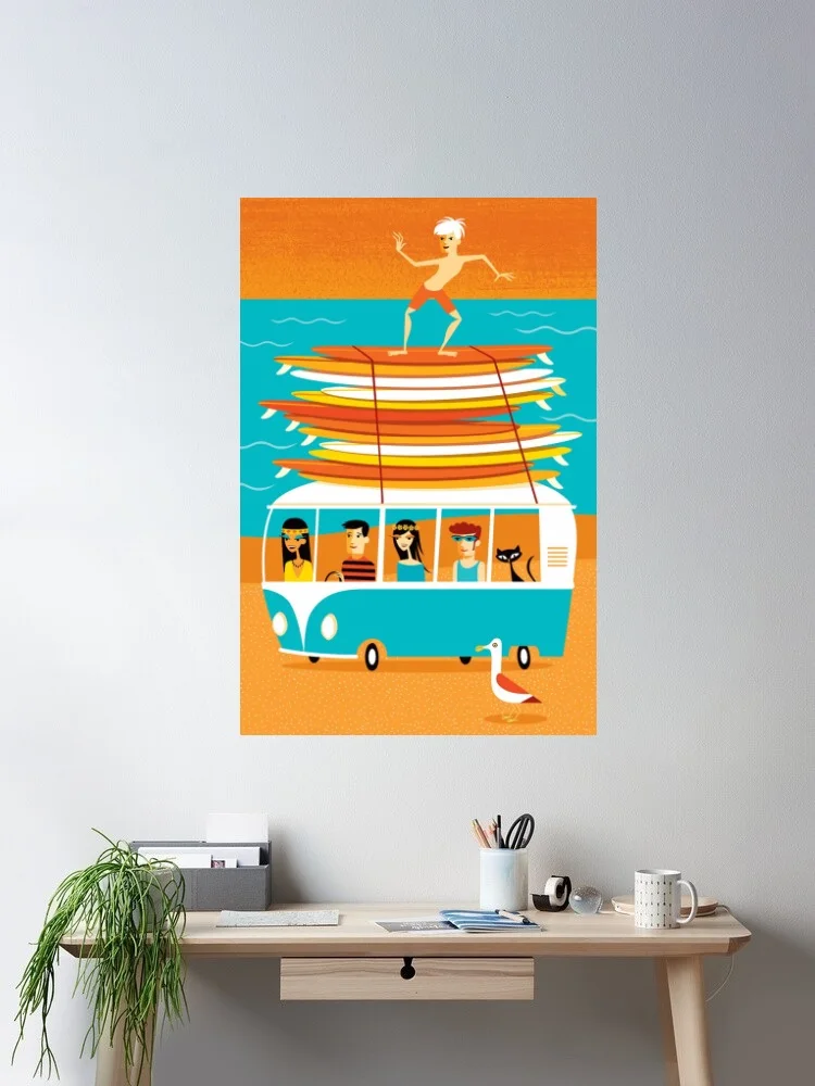 Josh Shag Beach Bus Photo Canvas POSTER ,Home Decor Wall art painting
Josh Shag Beach Bus Photo Canvas POSTER ,Home Decor Wall art painting