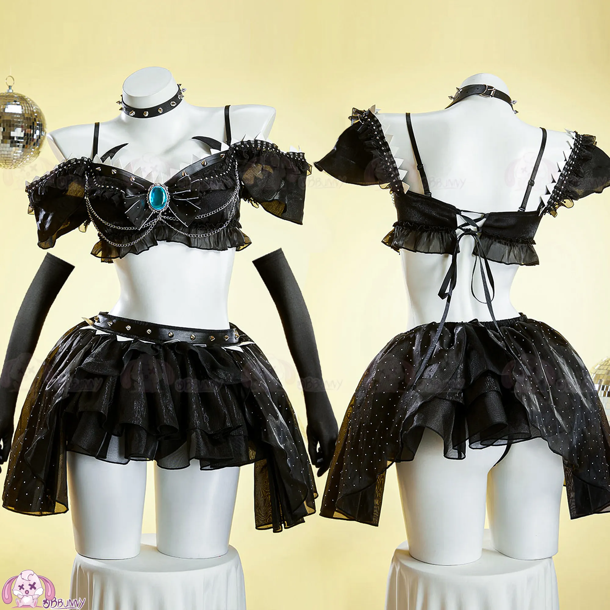 Cute Little Devil Idol Mini Skirt Set Koopa Troopa Cosplay Costume Sweet Cool Gothic Music Festival Outfit for Women
Cute Little Devil Idol Mini Skirt Set Koopa Troopa Cosplay Costume Sweet Cool Gothic Music Festival Outfit for Women