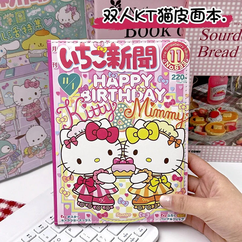 Hello Kitty Sanrio My Melody милый мультфильм A5 торт Kt Cat блокнот Kawaii студенческие канцелярские принадлежности прекрасная периферия настольное украшение
Hello Kitty Sanrio My Melody милый мультфильм A5 торт Kt Cat блокнот Kawaii студенческие канцелярские принадлежности прекрасная периферия настольное украшение