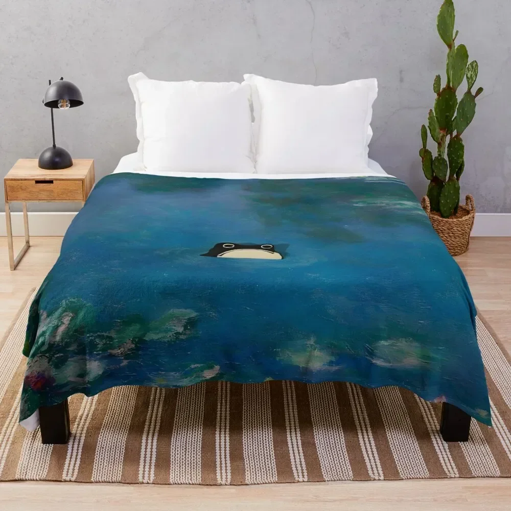 Unimpressed Frog Matsumoto Hoji Grumpy Frog In Waterlily Pond Throw Blanket Durable Warm Blanket for Daily Home Use
Unimpressed Frog Matsumoto Hoji Grumpy Frog In Waterlily Pond Throw Blanket Durable Warm Blanket for Daily Home Use