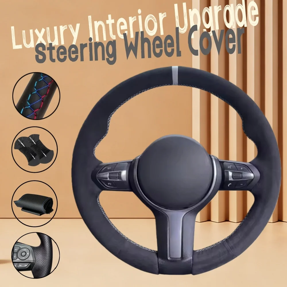Customize Suede Leather Car Steering Wheel Cover F30 F34 F10 F11 F07 X1 X2 X3 F25 F32 F33 F36 Steering Wrap Cover For BMW F31
Customize Suede Leather Car Steering Wheel Cover F30 F34 F10 F11 F07 X1 X2 X3 F25 F32 F33 F36 Steering Wrap Cover For BMW F31