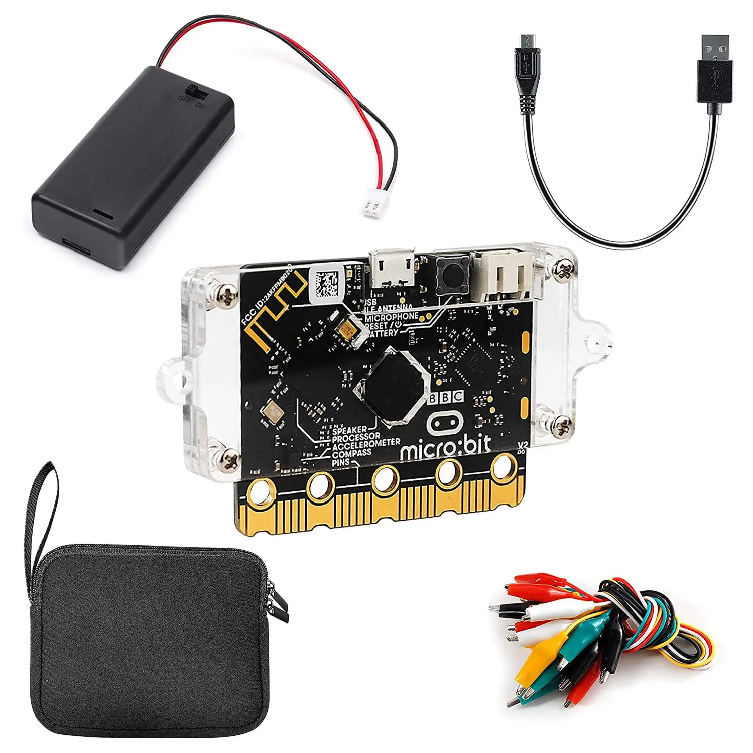 Комплект Microbit Single Board V2 BBC Micro:Bit с встроенным динамиком и микрофоном, поддержка машинного обучения
Комплект Microbit Single Board V2 BBC Micro:Bit с встроенным динамиком и микрофоном, поддержка машинного обучения