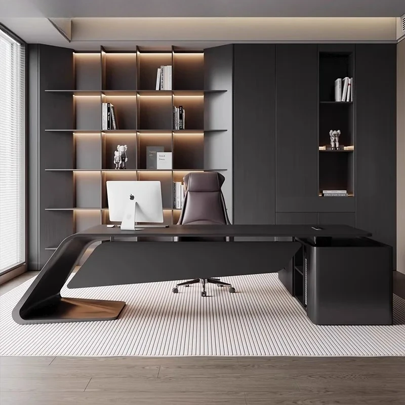 Современный простой офисный стол руководителя, роскошный большой компьютерный стол
Современный простой офисный стол руководителя, роскошный большой компьютерный стол