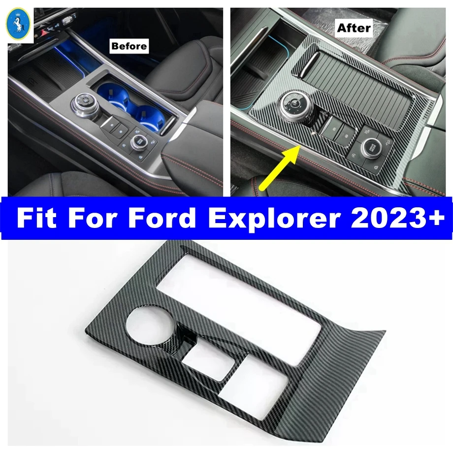 Carbon Fiber Look Auto Central Control Gear Box Shift Panel Button Frame Cover Trim For Ford Explorer 2023 Interior Accessories
Carbon Fiber Look Auto Central Control Gear Box Shift Panel Button Frame Cover Trim For Ford Explorer 2023 Interior Accessories