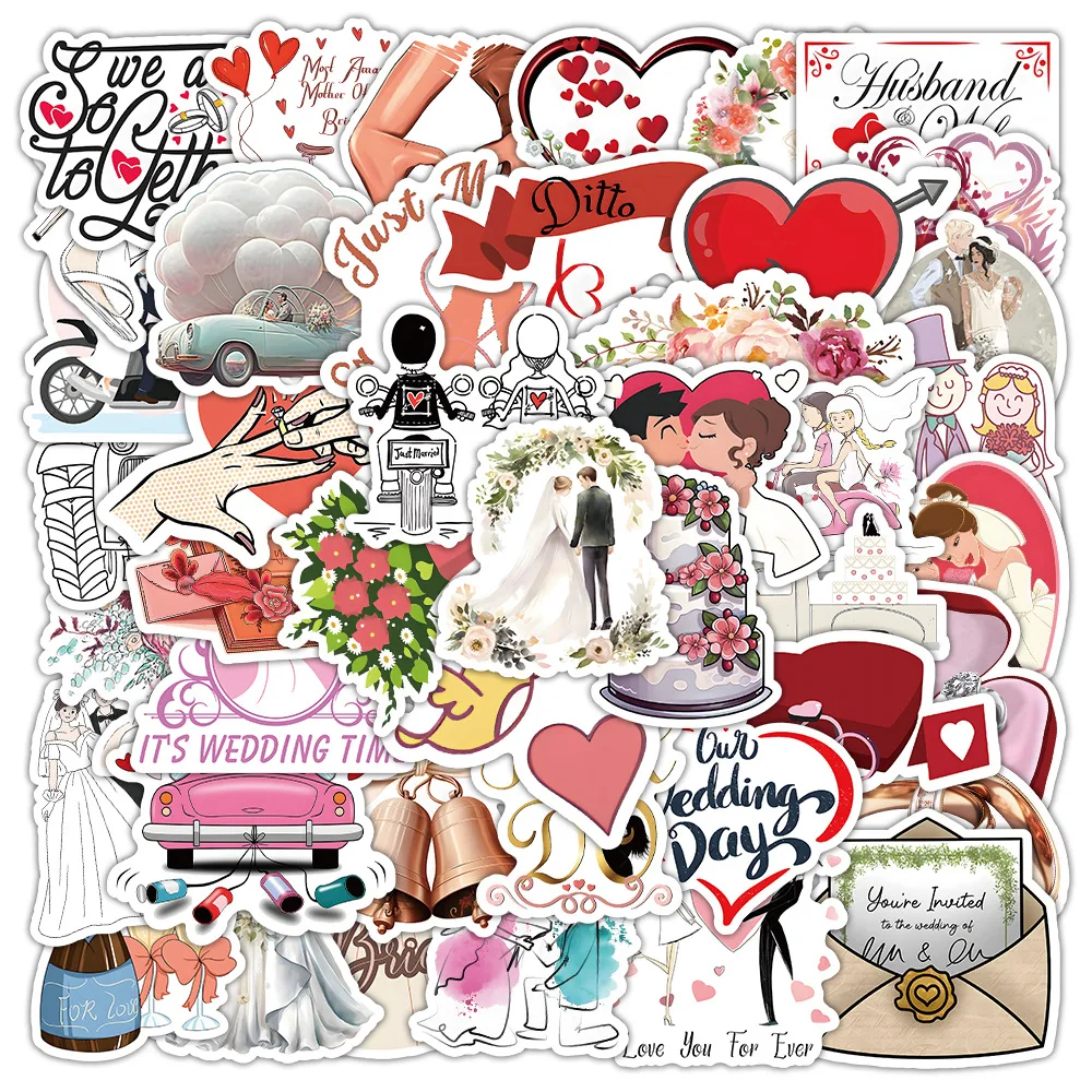 50pcs Wedding Love Valentine's Day Graffiti Love Anniversary Waterproof Sticker
50pcs Wedding Love Valentine's Day Graffiti Love Anniversary Waterproof Sticker