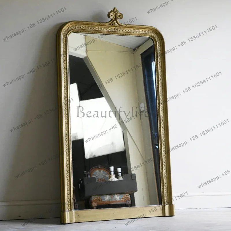European court style carved retro floor mirror light luxury artistic sense home living room bedroom decorative mirror
European court style carved retro floor mirror light luxury artistic sense home living room bedroom decorative mirror