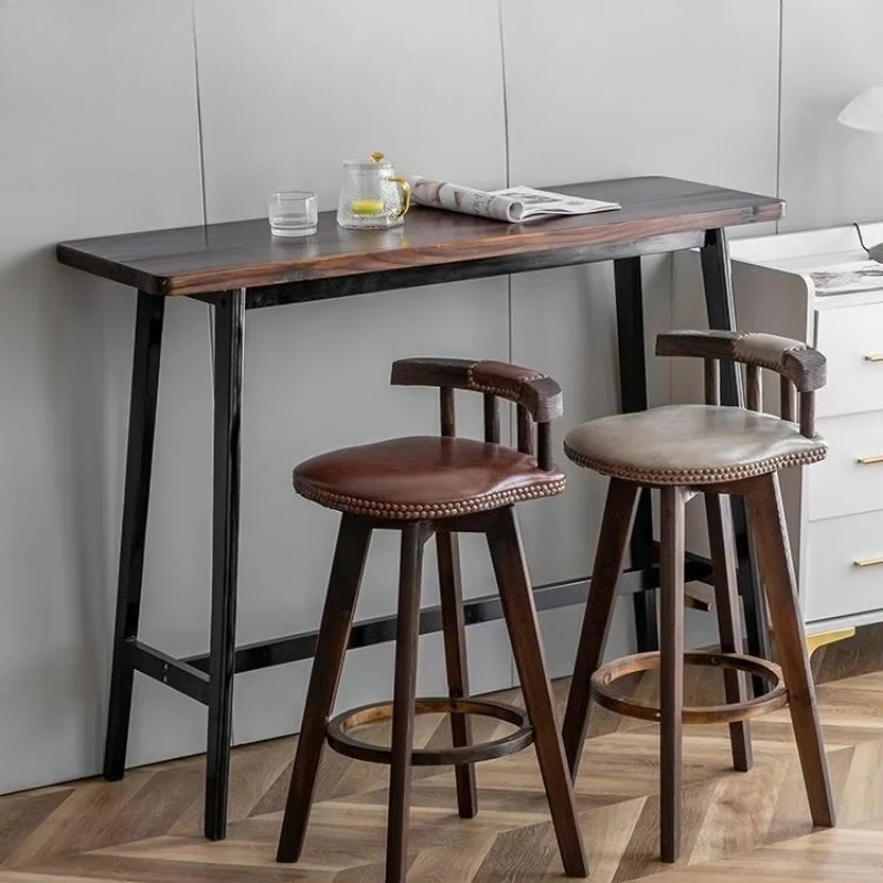 Solid wood bar stool swivel chair bar chair front desk high back chair creative high back stool household
Solid wood bar stool swivel chair bar chair front desk high back chair creative high back stool household