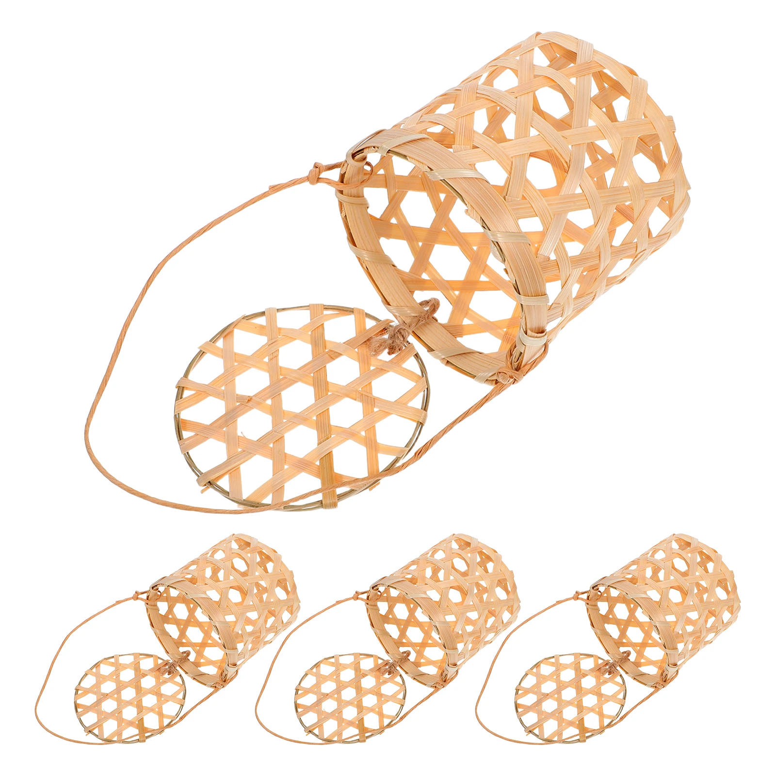 4pcs Wedding Souvenir Baskets Mini Bamboo Handmade Woven Lidded Cute Flower 8x8CM Elegant Craftsmanship Versatile Usage
4pcs Wedding Souvenir Baskets Mini Bamboo Handmade Woven Lidded Cute Flower 8x8CM Elegant Craftsmanship Versatile Usage