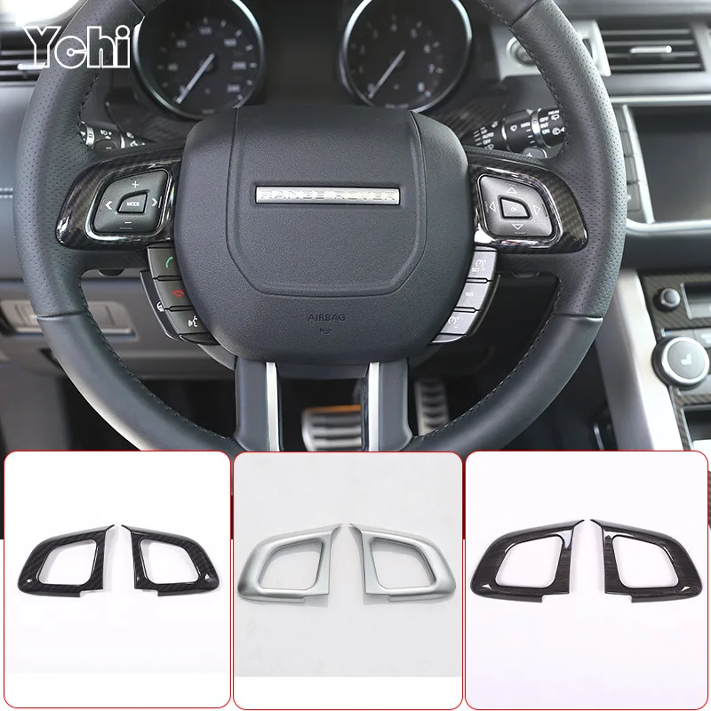 For Land Rover Range Rover Evoque 2011-2017 ABS Chrome/Carbon Fiber Car Steering Wheel Button Frame Cover Trim Accessories
For Land Rover Range Rover Evoque 2011-2017 ABS Chrome/Carbon Fiber Car Steering Wheel Button Frame Cover Trim Accessories