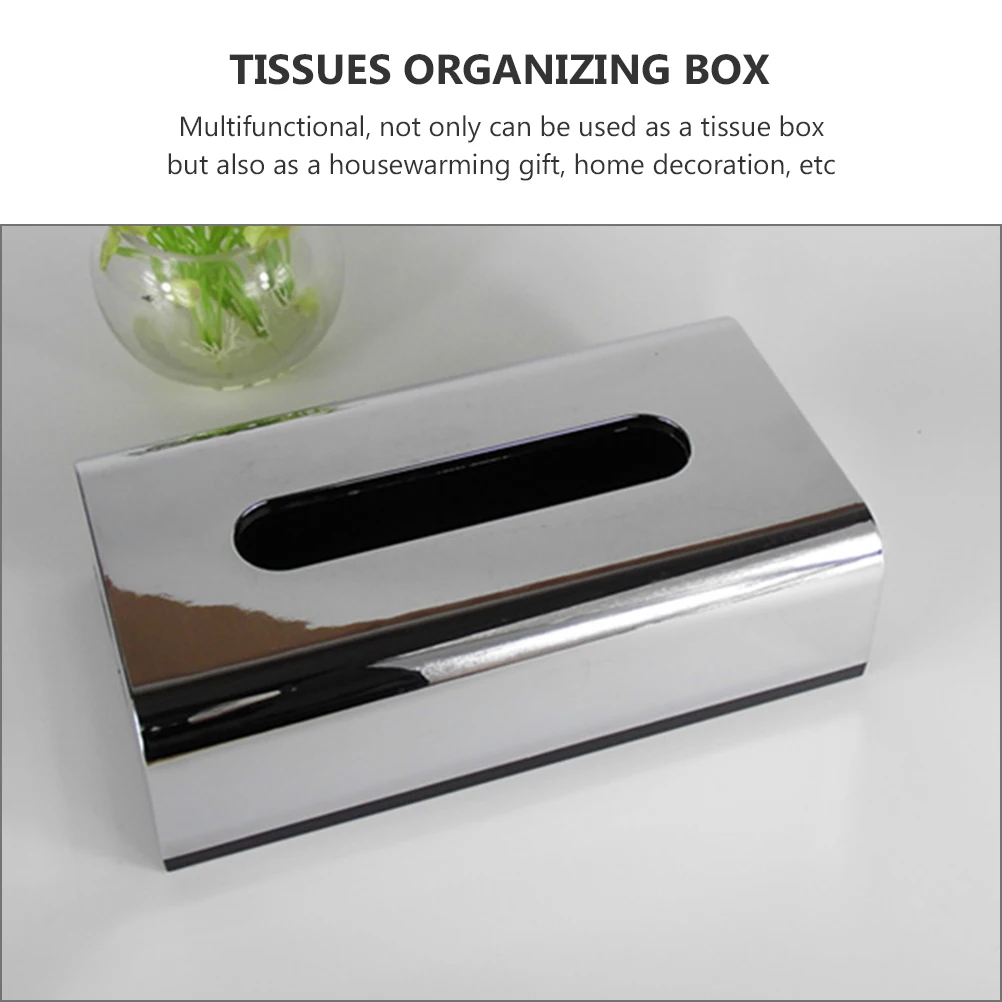 Plastic Electroplated Tissue Box Modern Silver Multifunctional Home Decor Storage Container Napkin Dispenser Paper Organizer
Plastic Electroplated Tissue Box Modern Silver Multifunctional Home Decor Storage Container Napkin Dispenser Paper Organizer