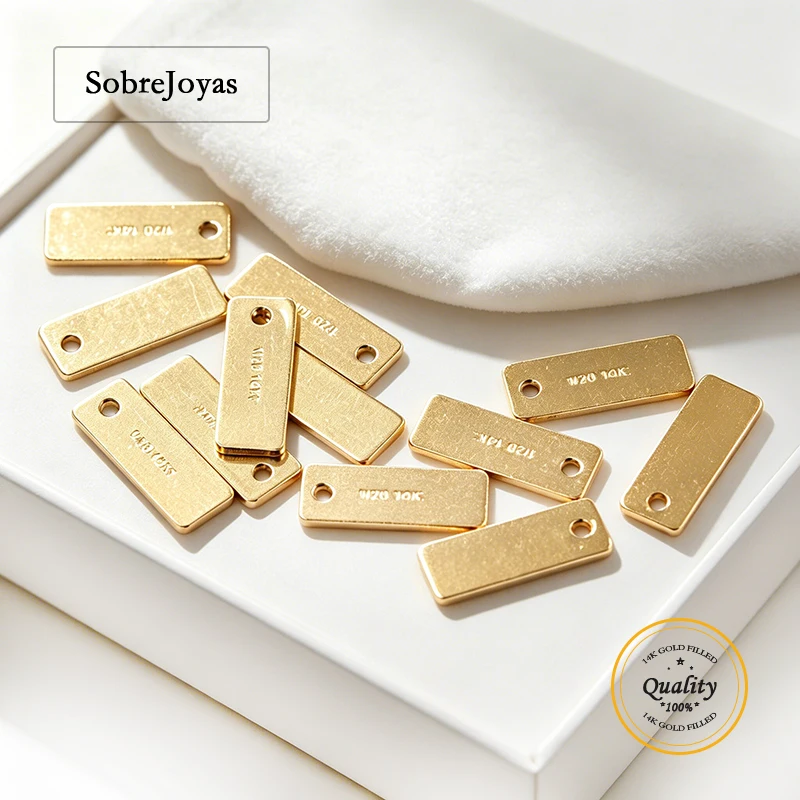 14K Gold Filled Rectangle Charm Necklace Connector Bulk Tarnish Resistant DIY Jewelry Findings for Wholesale
14K Gold Filled Rectangle Charm Necklace Connector Bulk Tarnish Resistant DIY Jewelry Findings for Wholesale
