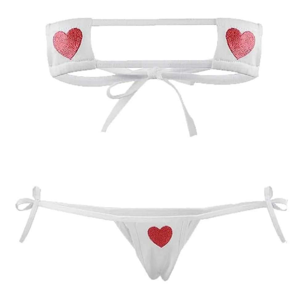 Japanese Sexy Lingerie Lolita Kawaii Blue Pink White Striped Mini Bikini Adult Cosplay Erotic Costumes Bra Women Underwear Set
Japanese Sexy Lingerie Lolita Kawaii Blue Pink White Striped Mini Bikini Adult Cosplay Erotic Costumes Bra Women Underwear Set