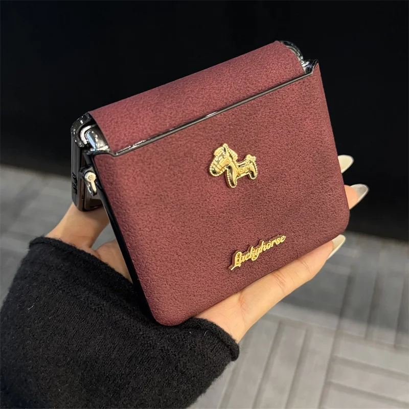 Vintage Wine Red 3d metal horse flip cover for Samsung z flip7 zflip6 zflip5 4 Oppofindn2flip/n3flip/Xiaomi Mix Flip 2 Case
Vintage Wine Red 3d metal horse flip cover for Samsung z flip7 zflip6 zflip5 4 Oppofindn2flip/n3flip/Xiaomi Mix Flip 2 Case