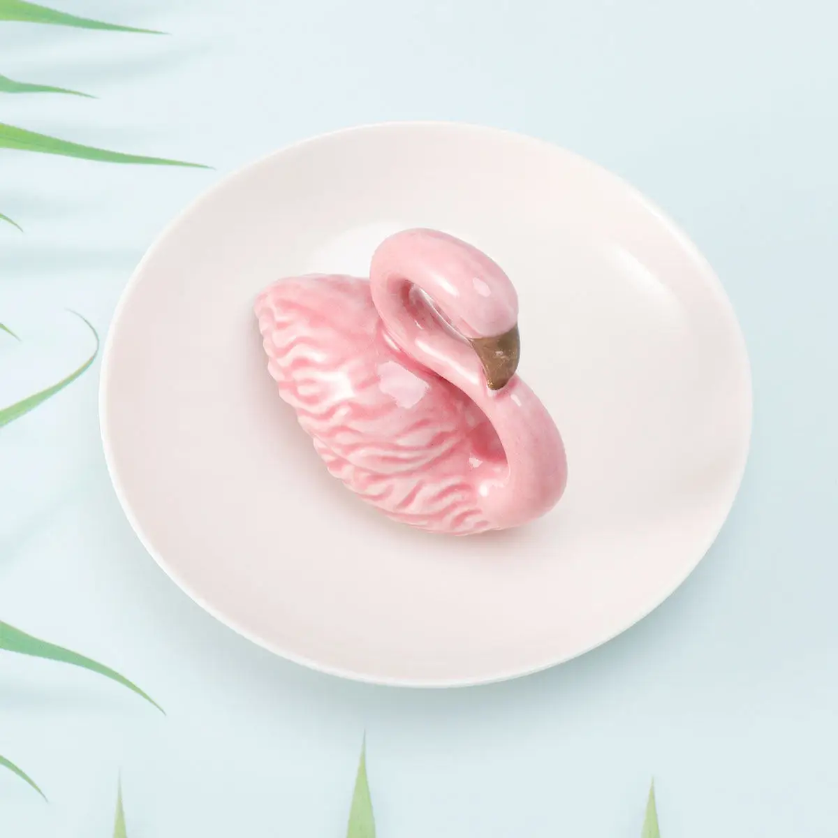 Ceramic Jewelry Tray Flamingo Decorative Jewelry Dish Organizer for Rings Necklaces Bracelets Earrings Desktop Ornament
Ceramic Jewelry Tray Flamingo Decorative Jewelry Dish Organizer for Rings Necklaces Bracelets Earrings Desktop Ornament