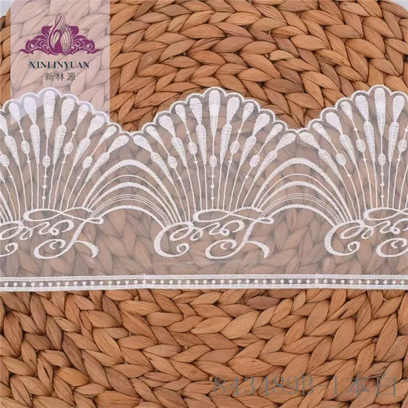 Лента кружевная белая шириной 10 см, 2 ярда
Лента кружевная белая шириной 10 см, 2 ярда