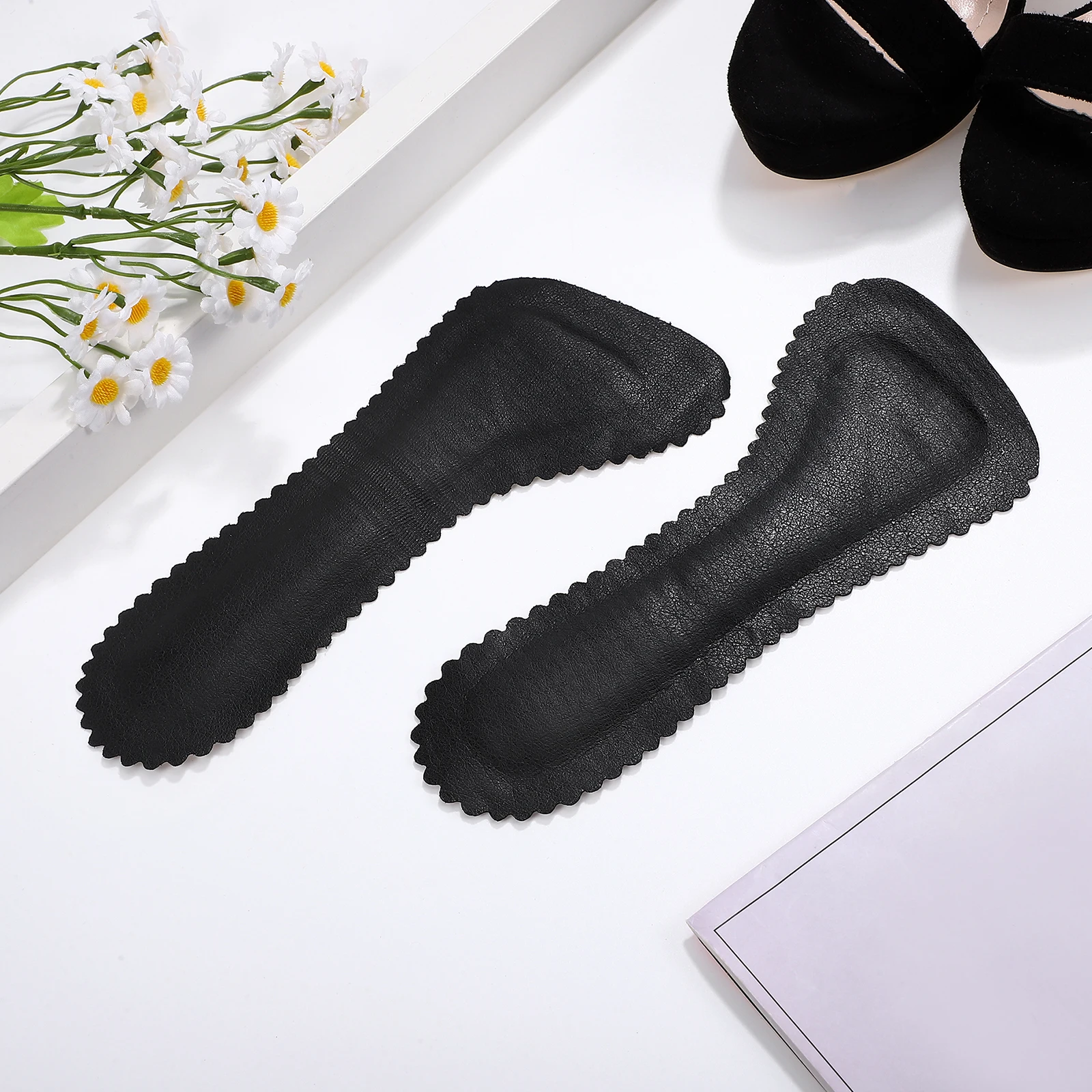 1 Pair Anti-Slip Shoe Cushions High Heel Insoles Insoles Foot Care Support Summer Daily Use Black Durable Comfortable 
1 Pair Anti-Slip Shoe Cushions High Heel Insoles Insoles Foot Care Support Summer Daily Use Black Durable Comfortable