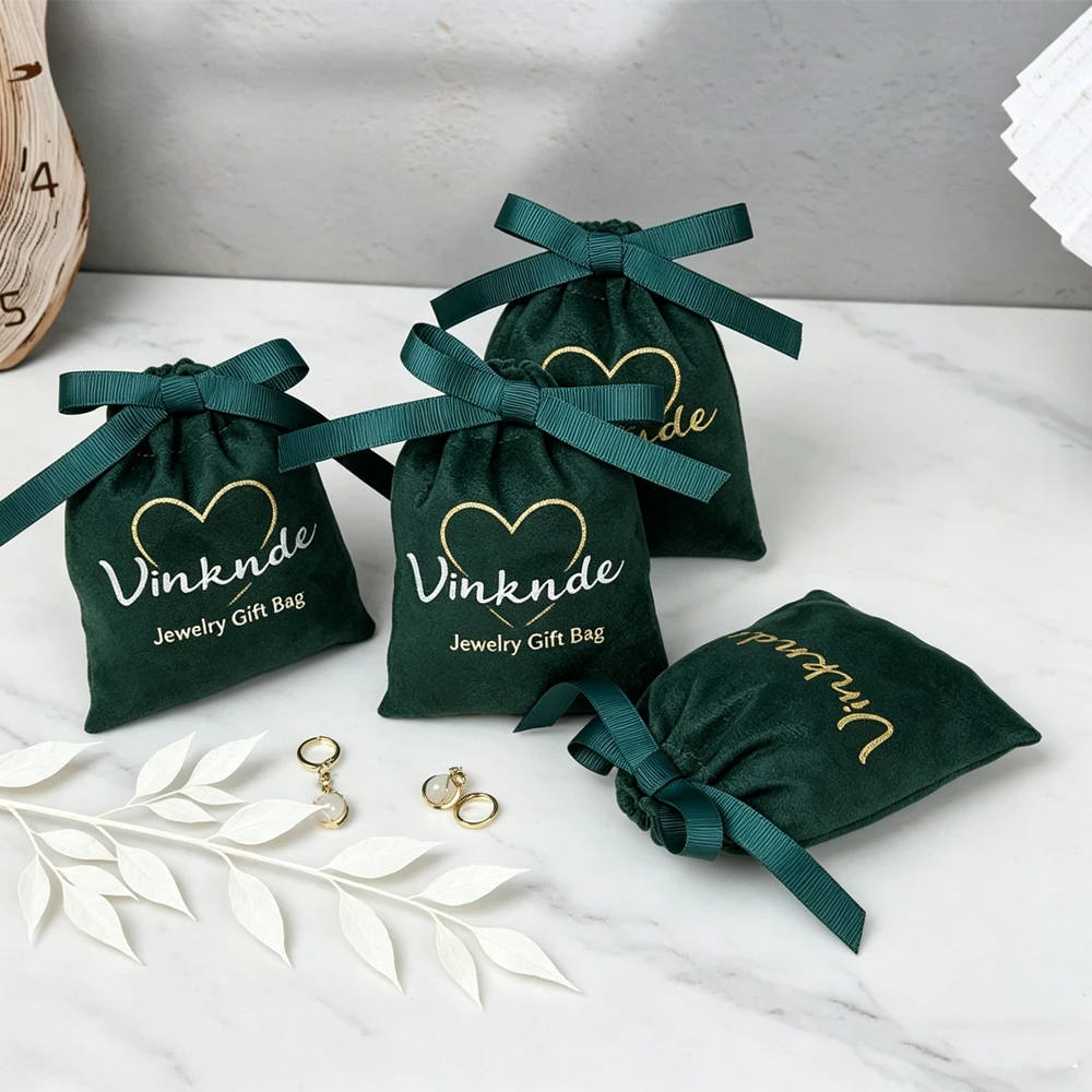 50Pcs Personalized Logo Jewelry Drawstring Bag Green Flannel Velvet Canvas Pouch Keychain Cosmetic Watch Oil Sunglasses Pocket
50Pcs Personalized Logo Jewelry Drawstring Bag Green Flannel Velvet Canvas Pouch Keychain Cosmetic Watch Oil Sunglasses Pocket